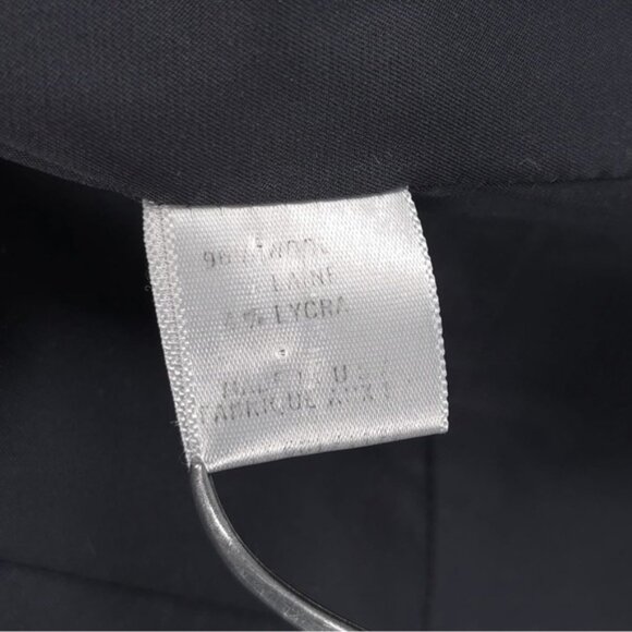 Theory WOOL Blend USA🇺🇸MADE Button Up Collared Crop Blazer Jacket Size 10 - Picture 11 of 11